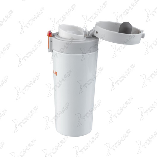 1 Термос-кружка ТОНАР 400 мл., белый