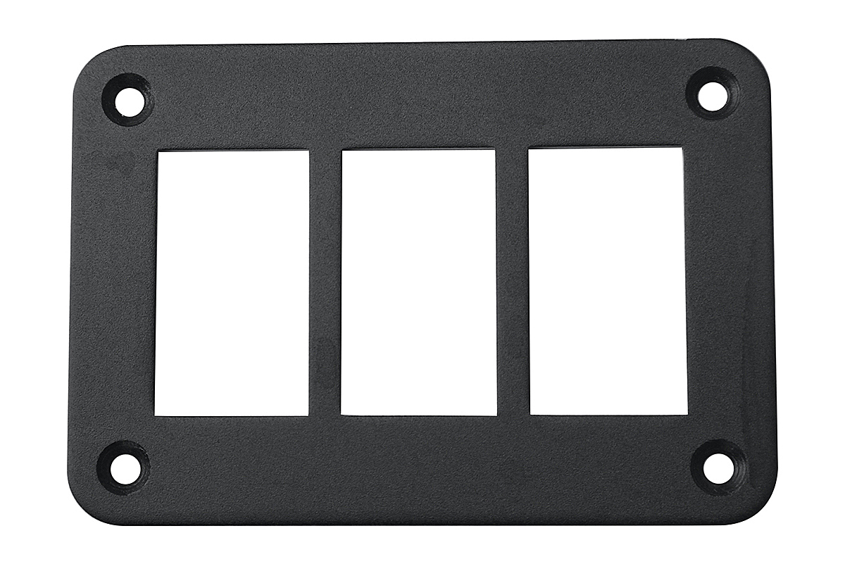 Панель кнопок монтажная три отверстия