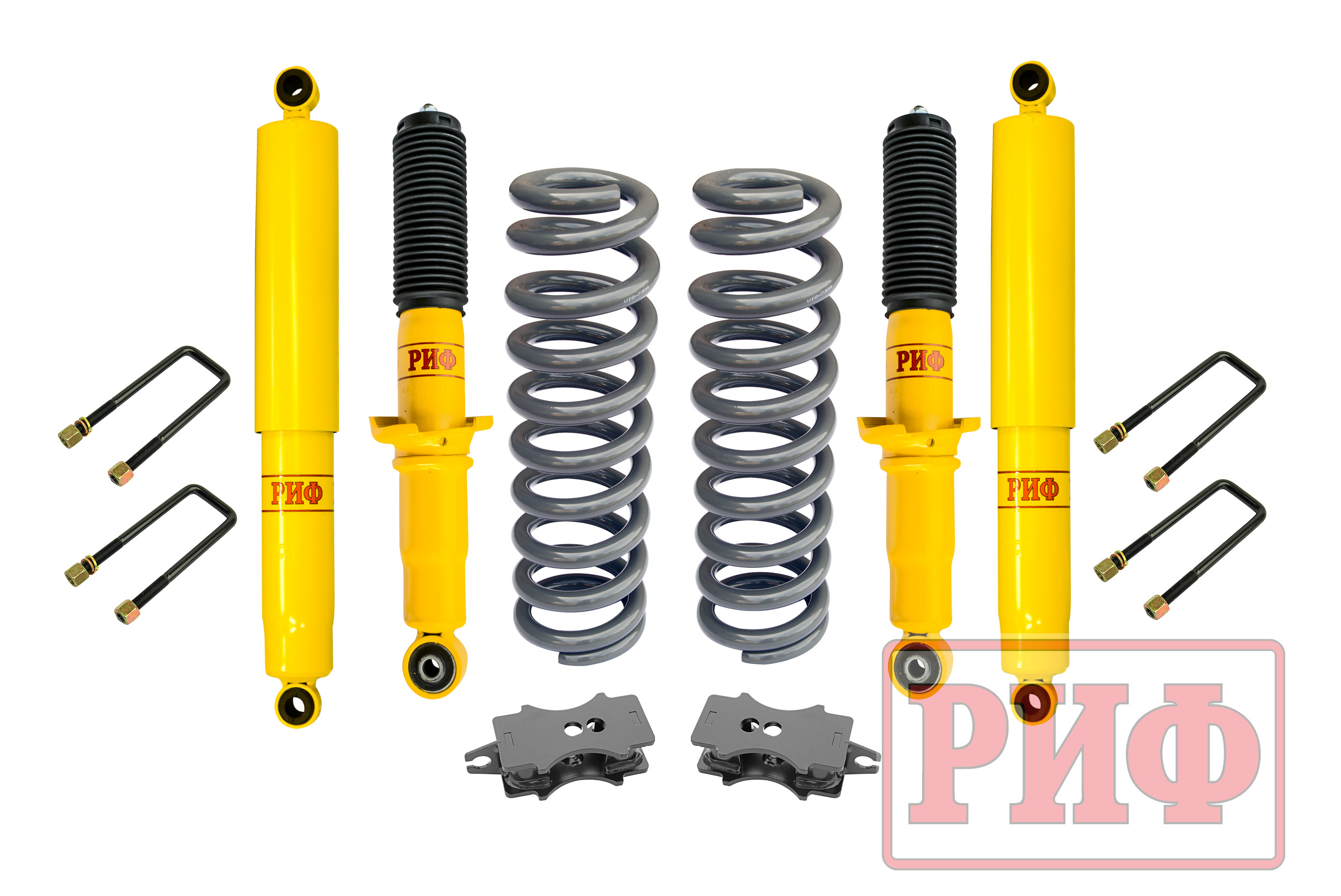 Лифт-комплект РИФ на Isuzu D-Max (2012-2019) лифт 40 мм мягкий