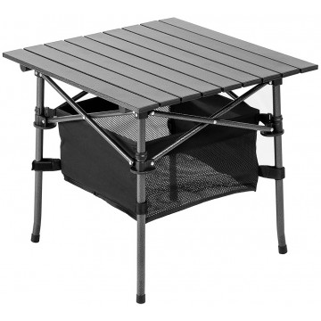 Стол складной Premier 55x55x50см., реечная столешница алюминий, с отделением под посуду Стол складной Premier 55x55x50см., реечная столешница алюминий, с отделением под посуду