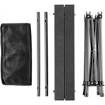 Стол складной Premier 55x55x50см., реечная столешница алюминий, с отделением под посуду