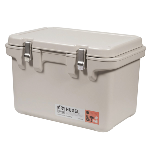 Термобокс IRIS HUGEL VACUUM COOLER BOX TC-40 Бежевый, 40 литров (45 часов)