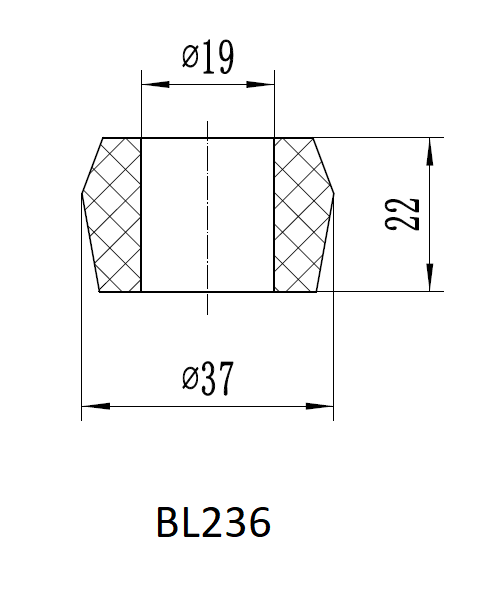 Втулка амортизатора РИФ (с маркировкой 1 ) SA236