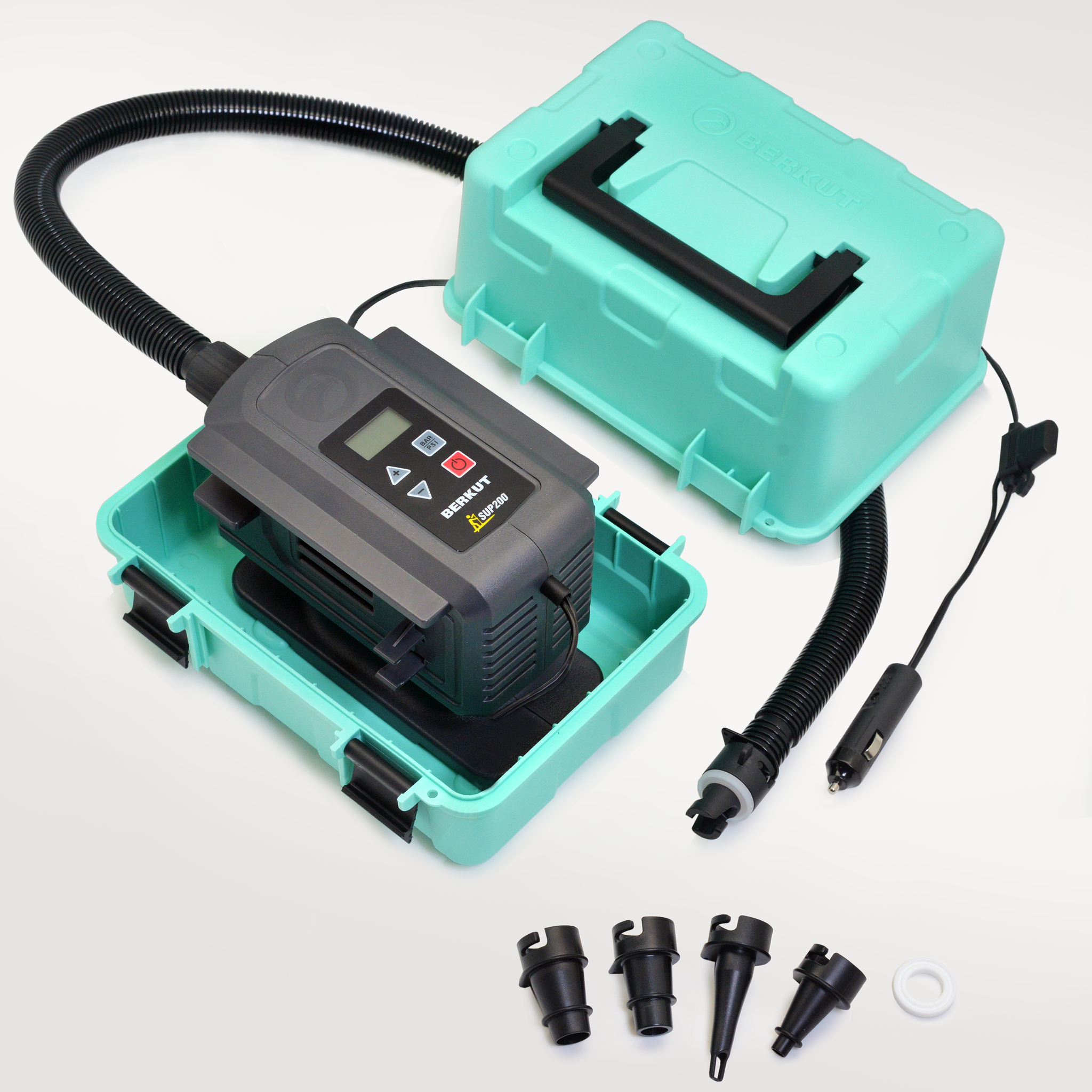 Компрессор для накачивания сапбордов и лодок BERKUT SUP-200