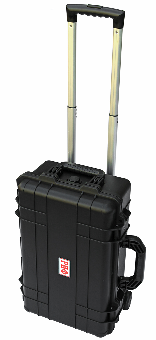 Кейс защитный ударопрочный РИФ 530х355х255 мм на колесах с телескопической ручкой IP67