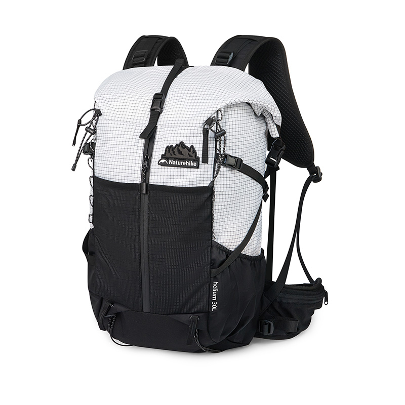 Рюкзак туристический Naturehike Helium Series 30+5 л, серо-белый