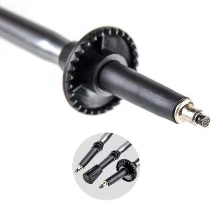 Палки треккинговые, алюминиевые, ST01, голубые, для ходьбы (2 шт.)