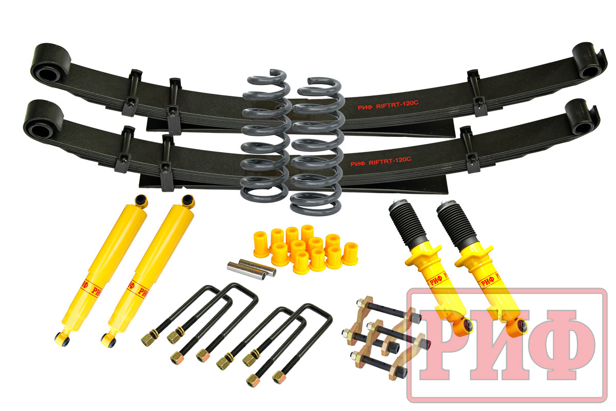 Лифт-комплект РИФ Mitsubishi L200 2015-2023, Fiat Fullback 2016+ жесткий лифт 40 мм