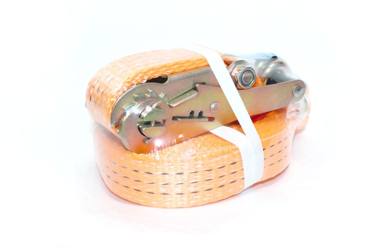 Ремень стяжной для крепления груза Tplus 3/6 т 6 м Ремень стяжной для крепления груза Tplus 3/6 т 6 м