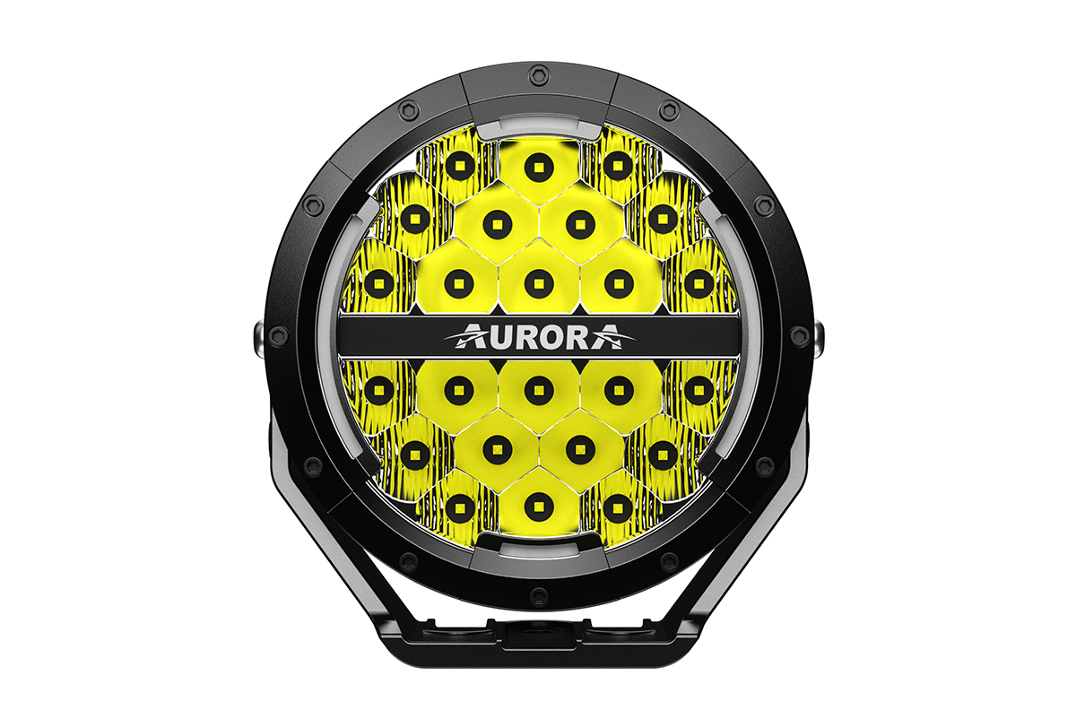 Светодиодные фары комбинированного света AURORA 178 мм 120W с ДХО (комплект 2 шт)