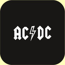 Кнопка ВКЛ/ВЫКЛ, голубой, AC/DC TOYOTA 22x22