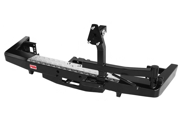 Бампер РИФ задний УАЗ Патриот 2015+ с площадкой под лебедку и калиткой стандарт