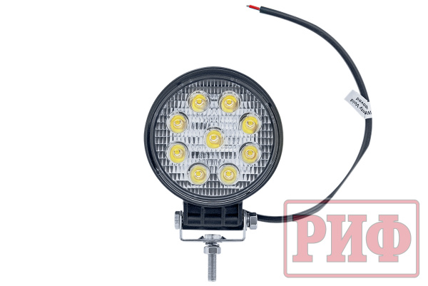 Фара светодиодная рабочего света РИФ D114 мм 27W