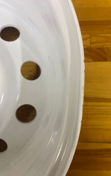 Диск усиленный УАЗ стальной белый 5x139,7 7xR16 d110 ET-19 (уценка)