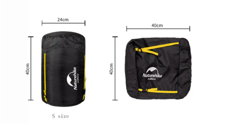 Мешок компрессионный Naturehike, черный, размер S