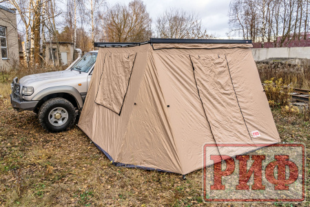 3 Стенки к автомобильной маркизе РИФ 3х2,5 м, с полом