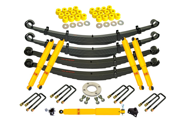 Лифт-комплект РИФ УАЗ Буханка лифт 50 мм 150-300 кг (а/м со штатными малолистовыми рессорами шириной 55 мм)