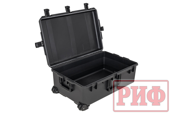 Кейс защитный ударопрочный РИФ 795x518x310 мм на колесах с телескопической ручкой Кейс защитный ударопрочный РИФ 795x518x310 мм на колесах с телескопической ручкой