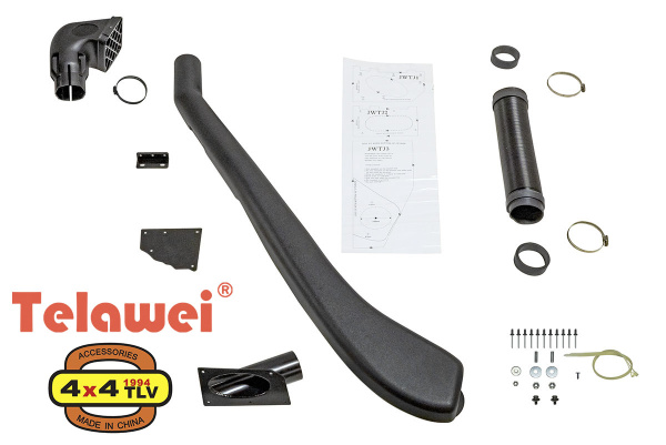Шноркель Telawei для Jeep Wrangler 4.0 10/1999 - 10/2006 Шноркель Telawei для Jeep Wrangler 4.0 10/1999 - 10/2006