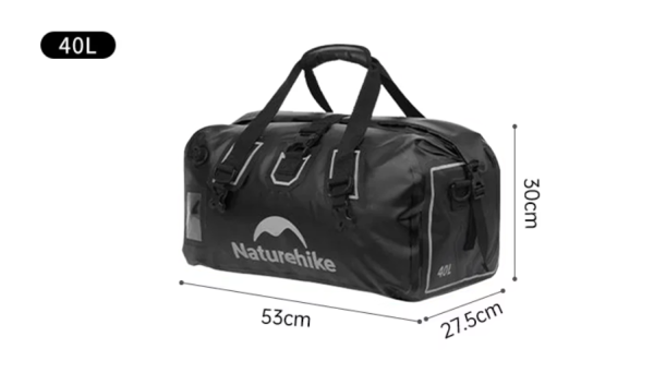 Гермосумка Naturehike 40 л ПВХ (черная)