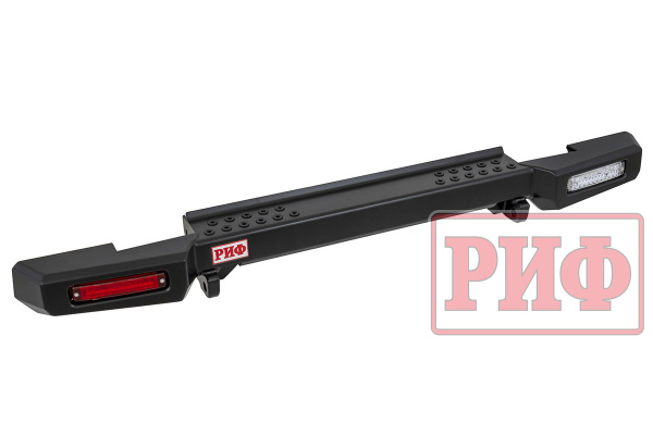 Бампер РИФ силовой задний УАЗ Хантер с фонарями, возмож. установки фаркопа, стандарт