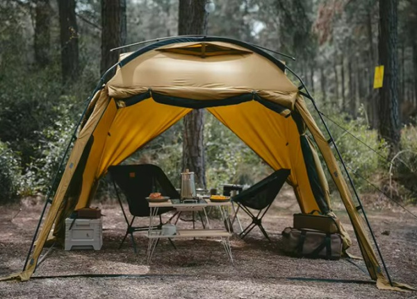 Палатка Naturehike Dune 7.6, 2-местная, коричневая