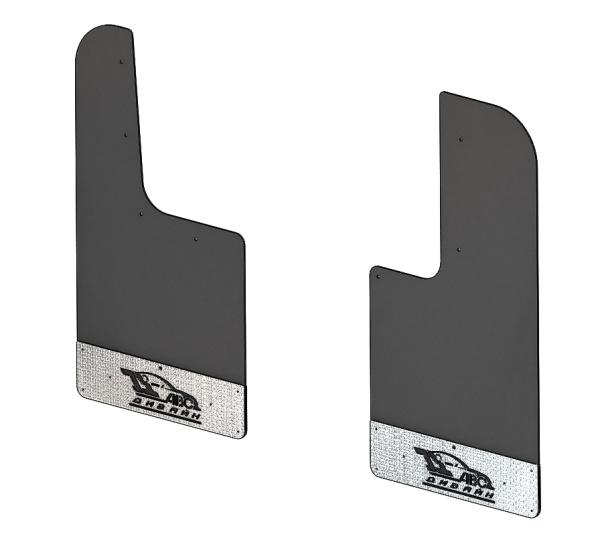 Брызговики универсальные экспедиционные АВС-Дизайн 400 мм (4 шт.)