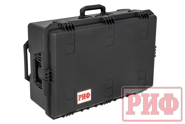 Кейс защитный ударопрочный РИФ 795x518x310 мм на колесах с телескопической ручкой Кейс защитный ударопрочный РИФ 795x518x310 мм на колесах с телескопической ручкой