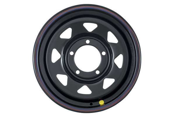 Диск усиленный УАЗ стальной черный 5x139,7 7xR16 d110 ET+25 (треуг. мелк.)