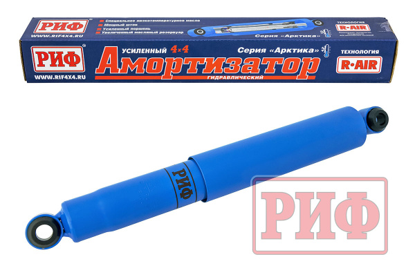 Амортизатор усиленный РИФ "Арктика" задний Nissan Patrol Y60/Y61, Toyota Land Cruiser 71, 76, 78 , 79 2007+ лифт 100 мм