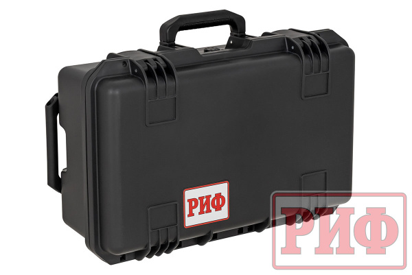 Кейс защитный ударопрочный РИФ 551x358x226 мм на колесах с телескопической ручкой Кейс защитный ударопрочный РИФ 551x358x226 мм на колесах с телескопической ручкой