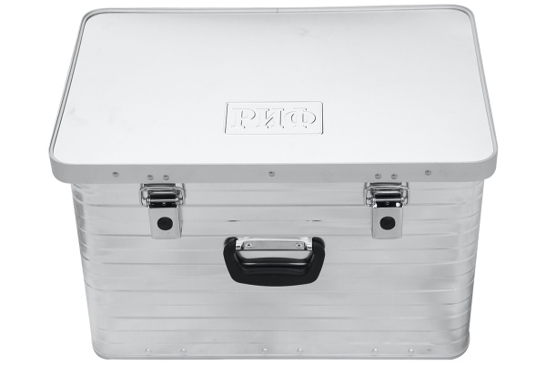 Ящик алюминиевый РИФ c замком 568х377х360 мм (ДхШхВ)