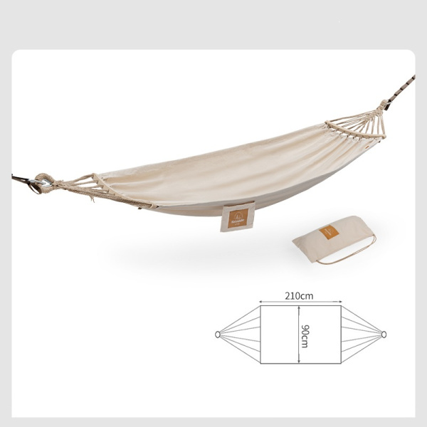 1 Гамак Naturehike, туристический, хлопковый, бежевый
