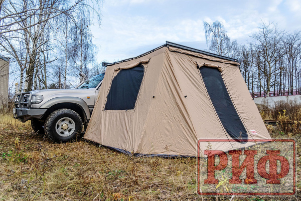 Стенки к автомобильной маркизе РИФ 2,13Х2.5 м Black Out