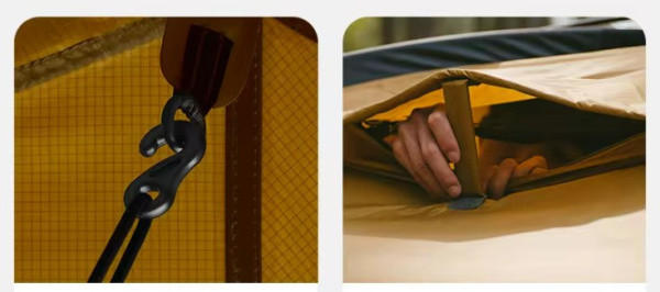 Палатка Naturehike Dune 7.6, 2-местная, коричневая