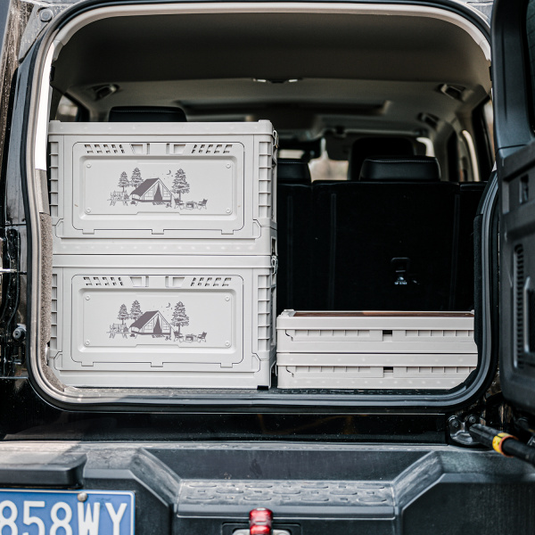 4 Ящик туристический Naturehike 50 л, трансформер, со столешницей, бежевый 4 Ящик туристический Naturehike 50 л, трансформер, со столешницей, бежевый