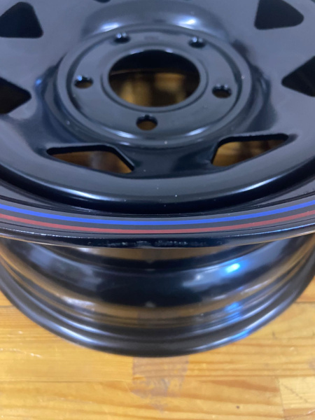 1 Диск усиленный Мерседес стальной черный 5х130 8xR16 ET+20 (уценка)