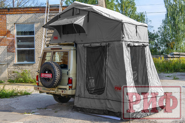 Тамбур к палатке РИФ Soft RT02-120 PRO, тент серый