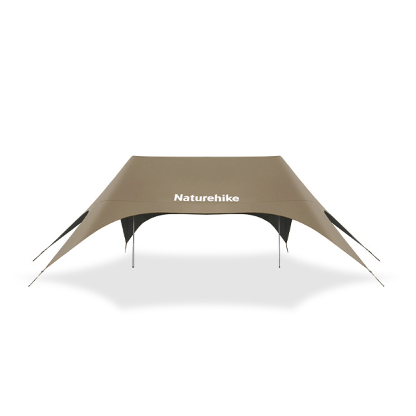 Тент кемпинговый Naturehike Cloud Skies (Yunxiao) 960 9.6х5,5 м., коричневый, блэкаут