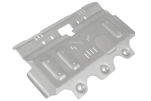 Защита Falcon радиатора, картера, РК, КПП для Toyota Land Cruiser Prado 250, (2.8T дизель), алюминий 8 мм