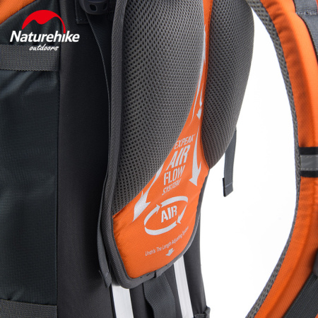 Рюкзак туристический Naturehike 70 л, оранжевый