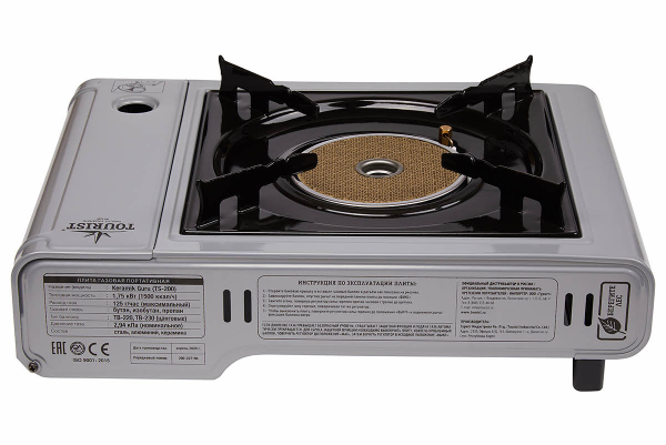 Плита газовая TOURIST KERAMIK GURU, портативная, керамическая, в кейсе