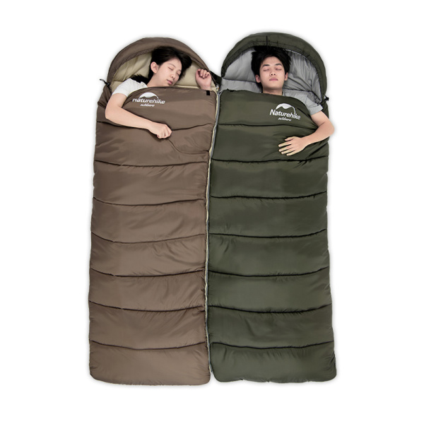 Мешок спальный Naturehike U350S, (190х30)х75 см, (правый) (ТК: -3C), темно-зеленый