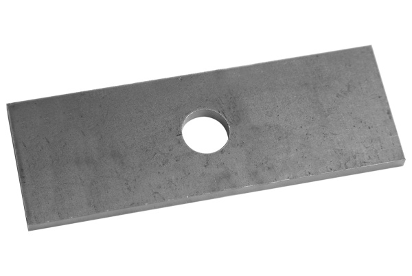 Проставка рессора-мост для УАЗ Буханка 130х45х6 для рессор шириной 45 мм, диаметр отв. 16 мм