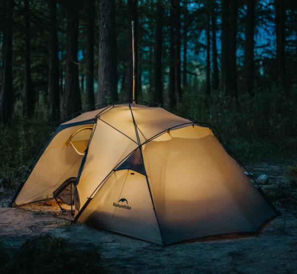 1 Палатка Naturehike Massif Solo 1-местная, алюминиевый каркас, песочная