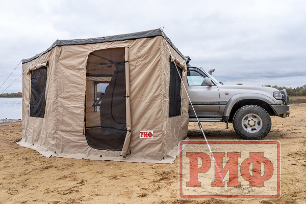 Стенки для комбинированной (прямоугольной с веерной частью) маркизы 2х2 м правые