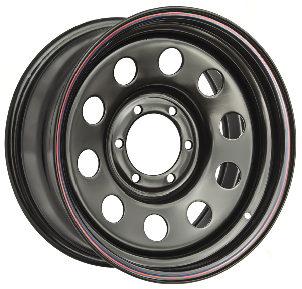 Диск усиленный Nissan Navara D40 3.0TD стальной черный 6x114,3 8xR17 d66 ET-10