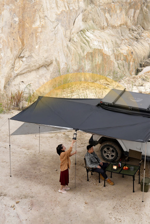 Маркиза автомобильная Wild Land веерная 2,4х2,2 м (правая)