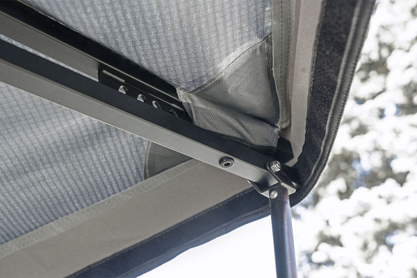 Маркиза автомобильная РИФ безопорная, веерная 2,3х2 м (правая)