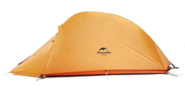 2 Палатка Naturehike Cloud Up 1-местная, алюминиевый каркас, сверхлегкая, оранжевый